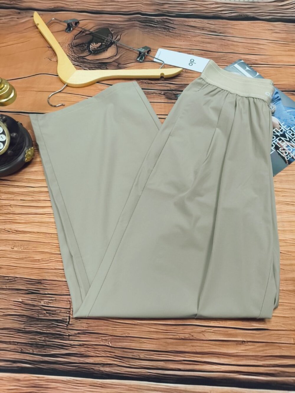 Alo Yoga Gravel Casual Pants🌷Athleisure Office Travel Daily☕Regular - Picture 3 of 8